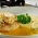Namorado em crosta de sal grosso com pur de batatas