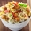 Salada de morango com empanados de queijo de cabra