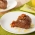 Bombons de alcatra ao molho de tomate e azeitonas