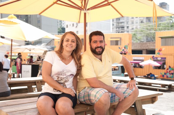 Dani Narciso e Maurício, do PikNik Faria Lima